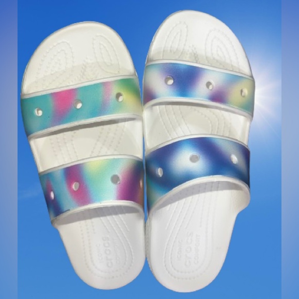 Crocs Classic Solarized Sandal, sz M6/W8